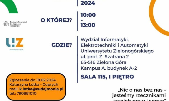 "Tacy Sami – samodzielność osób z niepełnosprawnością" - konferencja