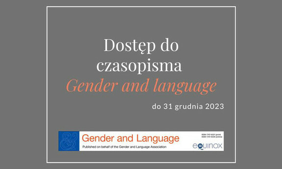 „Gender and Language” - dostęp do czasopisma